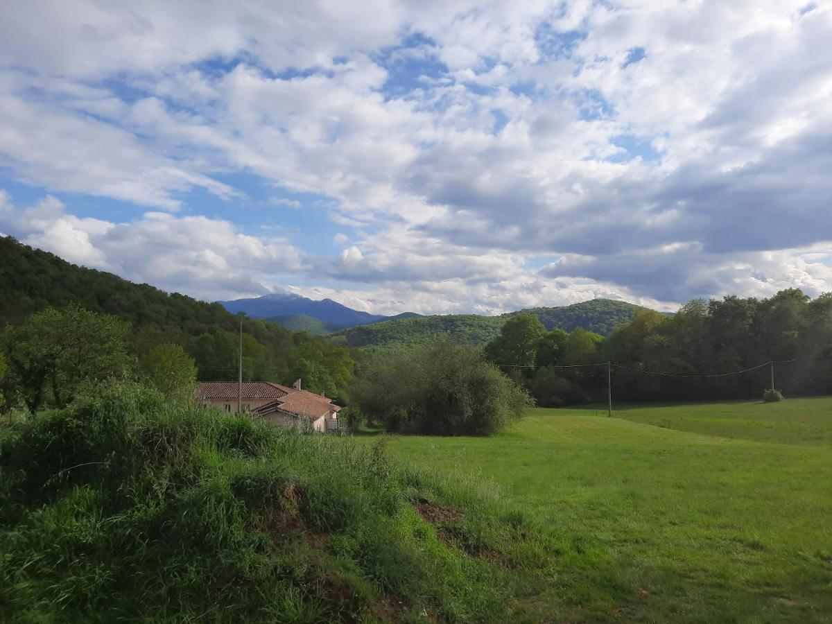 Maison Entre Campagne Et Foret Aspret-Sarrat Bagian luar foto